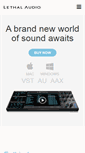 Mobile Screenshot of lethalaudio.com